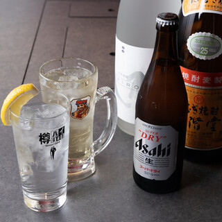 We have a wide variety of drinks that go well with the food ◎We also have many alcoholic beverages for women.