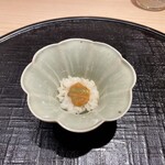 Hoshino - 「先付」海鼠腸（このわた）の蒸飯 2023年11月