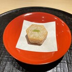 新ばし 星野 - 「揚物」富田林の海老芋揚げ 2023年11月