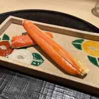 新ばし 星野 - 「強肴」津居山のズワイ蟹の足 2023年11月