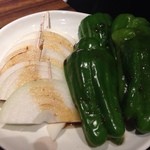 万両 - 玉ねぎ＆ピーマン