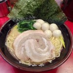  八王子 大和家 - ラーメン650円、うずらたまご増し100円