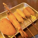 韋駄天 - 串カツ❤️玉ねぎ・大海老・チーズ・串カツ✨