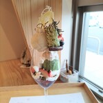 カフェ ツバキ - 料理写真:横からの図