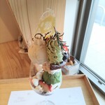 カフェ ツバキ - 冬のノエルパフェ