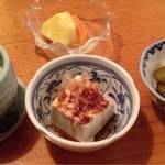 季節料理 みうら - 小鉢、茶碗蒸しなど。