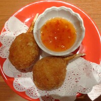北京ダック専門店 銀座芳亭 - ❹蟹爪揚げ