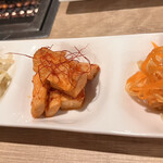 焼肉あきら漸 - 前菜3種盛り660円