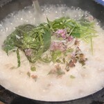 焼肉あきら漸 - 石焼き牛テールのおじや