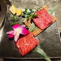 北新地焼肉 きらく - 和牛ハラミと和牛サガリ