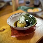 田舎料理おかりば - じゃがいもと里芋の揚げまんじゅう