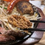 うえすたん - ハンバーグ ブレてますね^^;