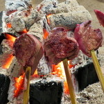 柳家 - 子猪ヒレ調理中