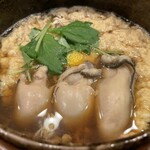 遊香里荘 - 牡蠣玉とじ（1780円）