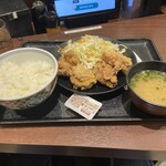 Yoshinoya - 唐揚げ定食