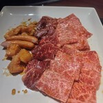 Yakiniku Fujiki - ファミリーセットの肉