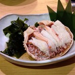 魚男 磨き - 味噌も美味い香箱蟹