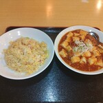 taiwanryourikuuronjou - 小皿チャーハン￥350&小皿麻婆豆腐￥450