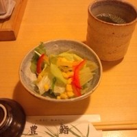 豊鮨 - ランチ　セットのサラダ