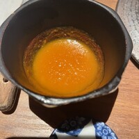 くずし鉄板 あばぐら 神田店 - 京人参のすり流し