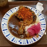 すき家 - ファイヤー炭火チキンカレー ミニ