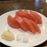 Ebisu Nyu Rebaya - 生野菜　冷やしトマト