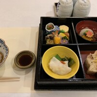 人丸花壇 - お料理。まだ色々といただいた。