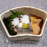 魚佐 - 2023.12 酢の物（900円）ミル貝、蛸、小鰭