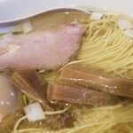 塩そば専門店 桑ばら - 黒毛和牛のレア肉丼と塩そばの定食