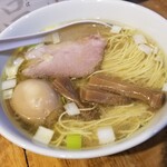 塩そば専門店 桑ばら - 黒毛和牛のレア肉丼と塩そばの定食