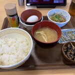 すき家 - 牛たま朝食並¥390