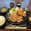 多良々 - カキフライと豚肉肩ロースの生姜焼き定食