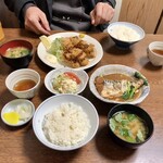 Suezen - さばの味噌煮、三陸産かきフライ