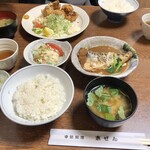 Suezen - さばの味噌煮、三陸産かきフライ