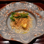 廣澤 - ムール貝の煮込みそば(全粒粉の素麺)