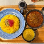 Have more curry - 【チキンカレーと豆カレーセット　ご飯300ｇ】
