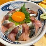 いまがわ食堂 - ごまさば丼のアップ