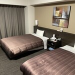 ホテルルートイングランド - 【2023年08月】客室：禁煙スーペリアツイン：ベッドルーム。