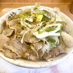 南天 - 肉そば　ダブル