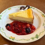 シマノコーヒー 大正館 - ベイクドチーズケーキ