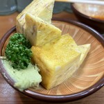 かね将 - 厚焼き卵とわさび