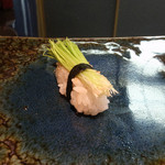 鮨柳屋 - ねぎ。最後のしめ。