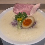 鶏白湯泡ramen たまき - 鶏白湯泡ramen~醤油~ 1100円！