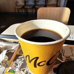McDonald's - ホットコーヒーM(クーポン150円)です。