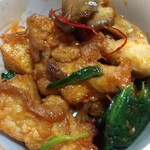 阿知の里 - 鶏の甘辛揚げ