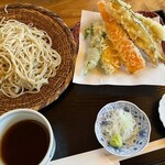 蕎麦 匠 - 野菜天そば（1,250円）