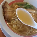 幸楽苑 - 塩ラーメン出汁が更に美味しくなりましたね！