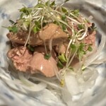 鮨 炉端焼 日本酒 六方 - 白レバー刺し