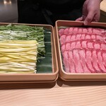 東山無垢 - 牛タンと黄ニラの出汁しゃぶ