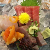 浅草 魚料理 遠州屋 - お刺身盛り合わせ
